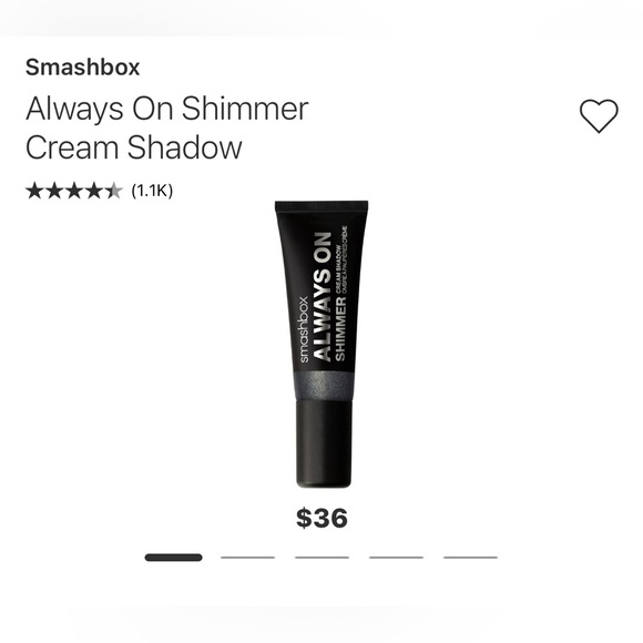 Smashbox Always On Shimmer Cream Shadow 10ml - Picture 2 of 3
